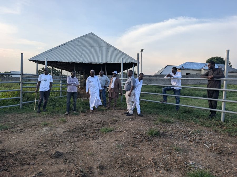 Farm shelter and pen visit